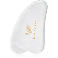 Crystallove Clear Quartz Gua Sha Massage Hilfsmittel 1 St.