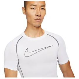 Nike Pro Dri-FIT Funktionsshirt kurzarm Herren white/black/black XL