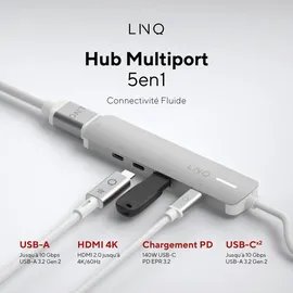 Linq 5in1 PRO USB-C Multiport Hub 140W