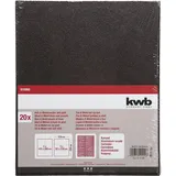 KWB 812319 Handschleifpapier-Set Körnung (num) 60, 80, 150, 180 (L x B) 280mm x 230mm 20St.