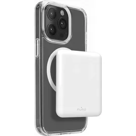 PURO Drahtlose Powerbank "Power Mag" 5000 mAh - Weiß