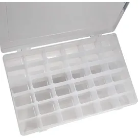 Workplus Sortimentskasten 36 Fächer 1-tlg. transparent