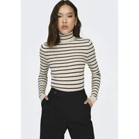 Only Rollkragenpullover "Karol" in Creme - S