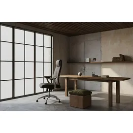 KADIMA DESIGN Chefsessel Echtleder Braun