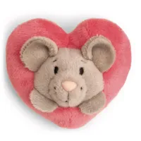 NICI Mini MagNICI Maus mit Herz 7 cm grau