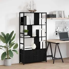 vidaXL Bücherregal 80 x 30 x 155,5 cm Schwarz