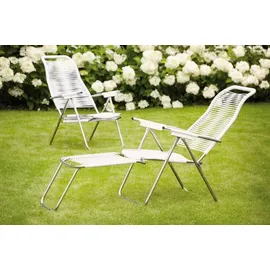 Fiam - Jan Kurtz Spaghetti Liegestuhl 60 x 186 x 110 cm weiß
