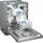 Beko BDUN15O30X Einbau-Geschirrspüler (unterbaufähig, 598 mm breit, Edelstahl)