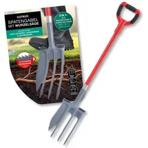 EasyMaxx Spatengabel 2in1 mit Wurzelsäge