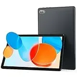 kinstone Gaming Tablet,10,1 Zoll Touchscreen Octa-Core CPU 6GB RAM 128GB ROM,6000mAh Akku,5G WiFi Widevine L1,2MP+5MP Kamera,GPS,Geschenke für Kinder zum Lernen und Spielen,Grau
