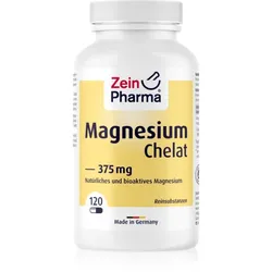ZeinPharma Magnesiumchelat 375 mg Kapseln für die effektive Magnesiumergänzung 120 KAP