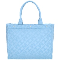 HEY MARLY Shopper Terry Pattern Tote Bag blue