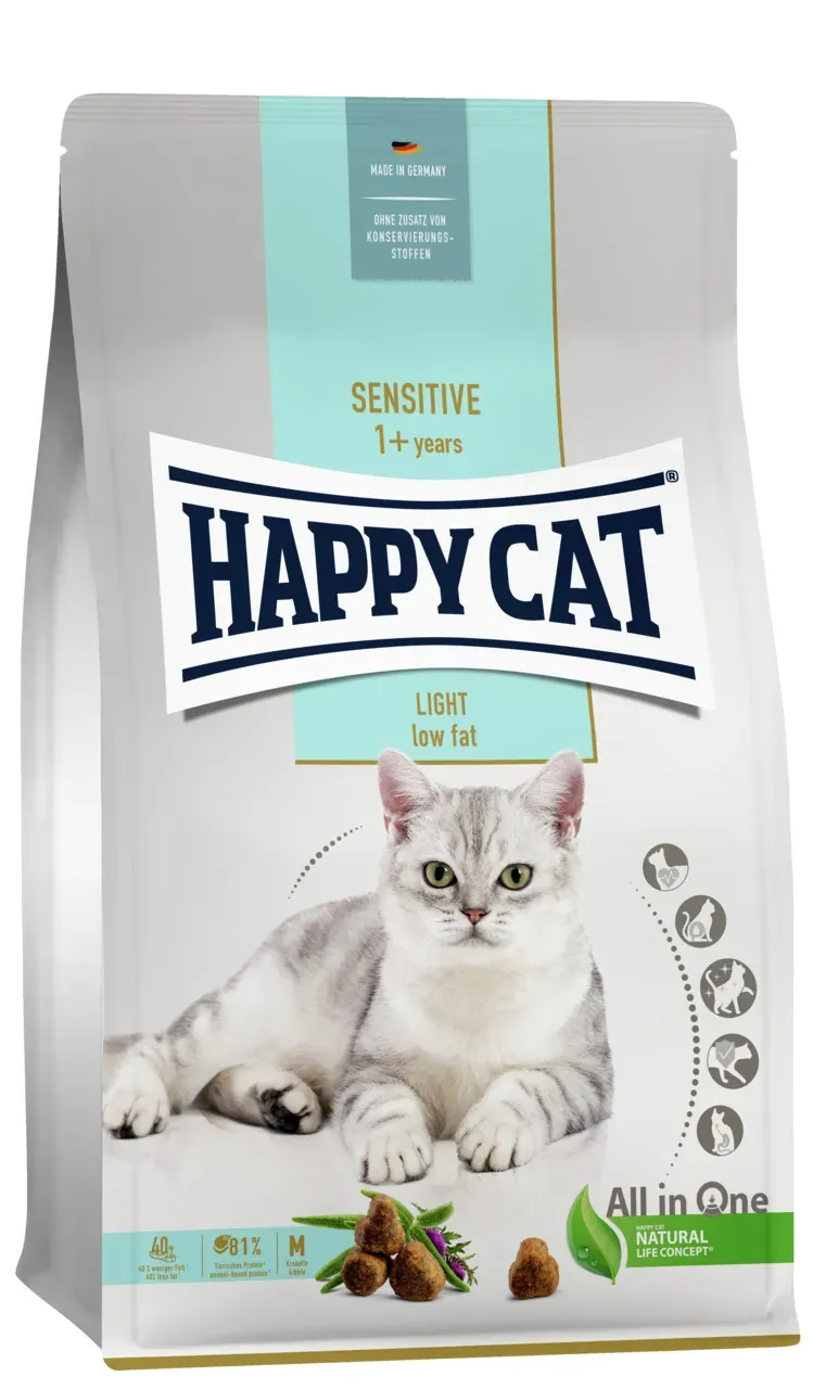 HAPPY CAT Supreme Sensitive Adult Light Katzentrockenfutter 4 Kilogramm