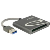 Delock 91525, Delock USB 3.0 Card Reader für CFast 2.0 Speicherkarten (Chipsatz: Asmedia ASM1153E, Datentransferraten bis zu SuperSpeed USB 5 Gbps, Abwärtskompatibel zu CFast Card Typ II) - USB3.0