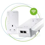 devolo Magic 1-1200 Wi-Fi 5 Starter Kit: stabiles Heimarbeiten, hohe Leistung (Mesh-WLAN, bis zu 1200 Mbps über Powerline, Wi-Fi 5, Wi-Fi Anywhere, Access Point, 2X Fast Ethernet Ports)