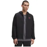 Under Armour Vibe Woven Jacke - Black / Racer Red - XL