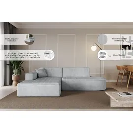 altdecor Ecksofa Ottomane Rechts IREA-L1-v4 232x165x77 cm Beige