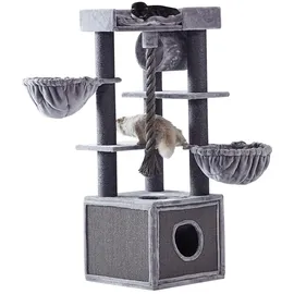 Nobby Adile Kratzbaum 60 x 60 x 166 cm grau