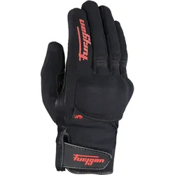 Furygan Jet All Saison D3O Motorradhandschuhe, schwarz-rot, Größe 2XL für Männer