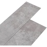 vidaXL PVC-Fliesen Selbstklebend 5,21 m2 2 mm Erdgrau Vidaxl