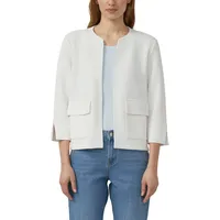 s.Oliver Scuba-Sweatshirt-Jacke weiß, 40