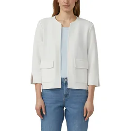 s.Oliver Scuba-Sweatshirt-Jacke weiß, 40