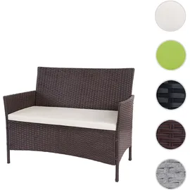 Mendler Halden 106 x 60 x 83 cm braun meliert/creme