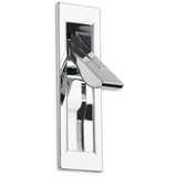 SO-TECH® Möbelgriff DETRIS Chrom poliert 65 x 19 x 15 mm klappbar zum Einfräsen (1-St), einsetzbar als Klapphaken & Klappgriff Haken zum Einlassen für Möbel silberfarben
