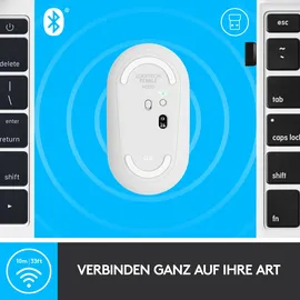 Logitech Pebble M350 Wireless grauweiß