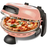 G3 Ferrari Pizza Express Delizia Pizza Maker Coral passion - Special Edition mit Wende-Pizzastein, Pizzawender und - Cutter, Koralle