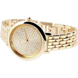 Excellanc Damenuhr mit Metallarmband - Gold
