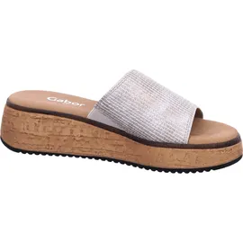 Gabor Pantolette beige, 40 EU / 6.5 UK