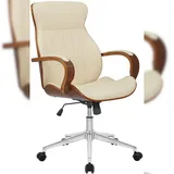 CLP Melilla Kunstleder creme/walnuss