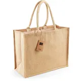 Westford Mill Classic Jute Shopper Natural 42 x 33 x 19 cm