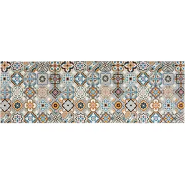 Homcom Läufer 150x50x0,5cm Blau-Grau,