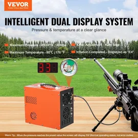 Vevor PCP-Luftkompressor 4500 PSI/30 MPa tragbar 1 l