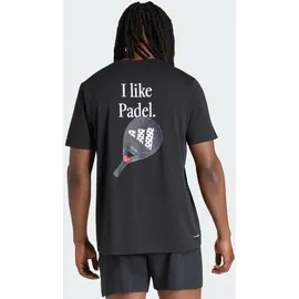 adidas Padel Category Grafik T-Shirt schwarz M