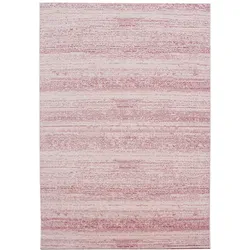 Teppich Kurzflor Uni-Design Polypropylen Wohnzimmer Pink Läufer 80x150 | Kadima Design