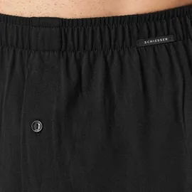 SCHIESSER Boxershorts schwarz M 4er Pack