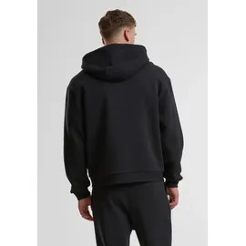 URBAN CLASSICS Fluffy Zip Hoody Kapuzenjacke schwarz Größe XL