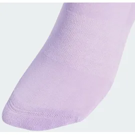 adidas Unisex 3-Stripes Cushioned Crew Socks 3 Pairs, Powder Plum/White/Halo Mint, 10.5-12.5