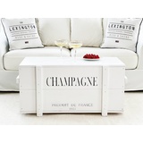 Truhe Couchtisch Holz massiv Wohnzimmertisch Truhentisch Kiste vintage shabby M