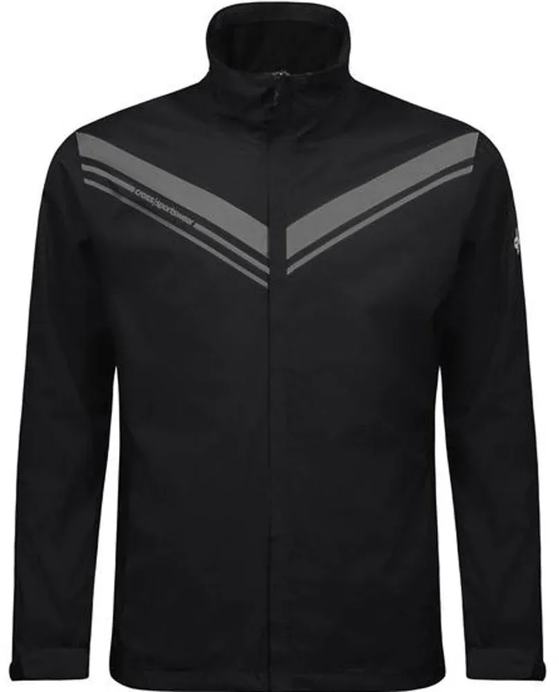 Cross M Cloud Regenjacke Herren Schwarz-Grau - S
