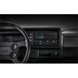 Pioneer SXT-C10PS Autoradio 1-DIN: Retro-Design mit modernster Technik, Bluetooth®, USB, AUX, RGB-Beleuchtung, 13-Band-Equalizer, Pioneer Smart Sync App