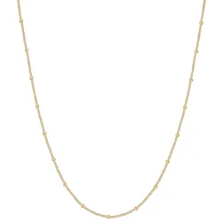 Elli Basic Panzerkette Kugeln Trend Fein 925 Silber Ketten   Damen 