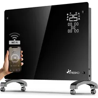 TRESKO Glaskonvektor 2000 W Schwarz