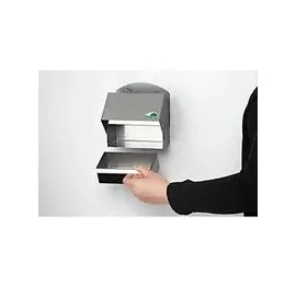 VAR Wandascher Edelstahl mit Schild WH 9 0,4 l