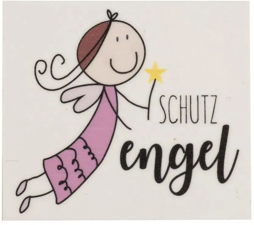 Schutzengel Wachsdekor