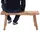 DESIGN DELIGHTS Sitzbank Malu 93 Beige 93 x 44 cm