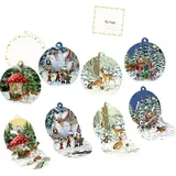 Coppenrath Verlag Nostalgische Geschenkanhänger - Pop-up mit Kuvert,